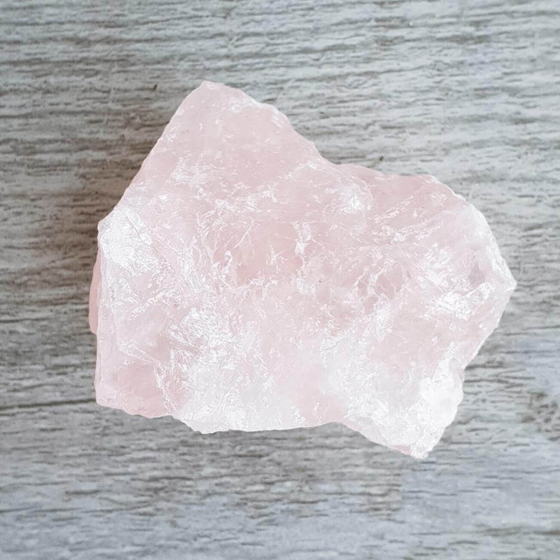 Rose Quartz Rough Crystal Stone - Unique Muscle